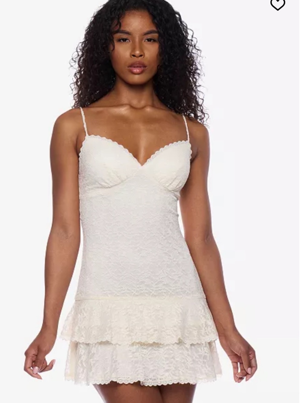 NWOT Alex & Sophia V-Neck Mini Lace Dress Size 9/10